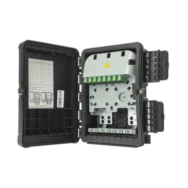 Cierre de Empalme para 20 fusiones de fibra óptica, Exterior, 16 acopladores SC/APC, IP65 "No incluye Splitter" - Imagen 3