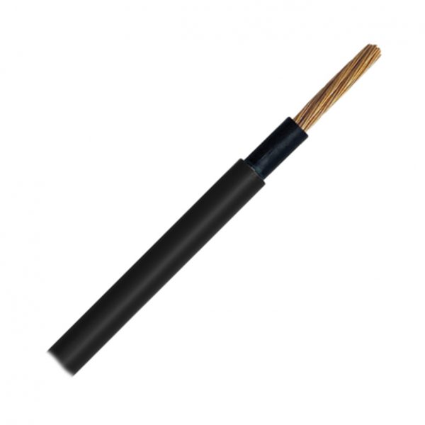 Cable Fotovoltaico 16 mm, 6 AWG, 2000 Vcc Rollo de 50 m, Material COBRE, Negro - Imagen 2
