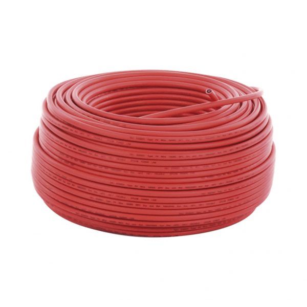 Cable Fotovoltaico Rojo, 6 mm² (10 AWG), Material COBRE, 2000V, 100m