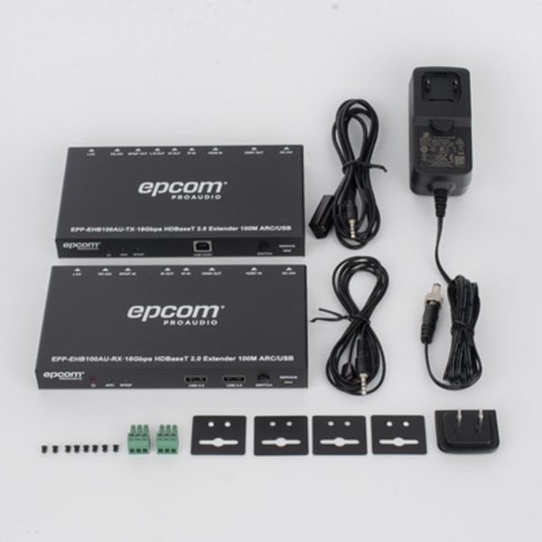 Kit Extensor HDMI | 4K2K60HZ | HDR 4:4:4 | HDBaseT | 100M | Salida de Audio | HDCP 2.2 | IR Bidireccional | Admite la función USB KVM - Imagen 4