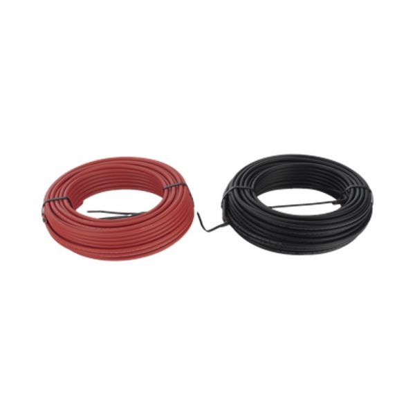 Kit de 2 rollos de 100 metros de cable fotovoltaico de cobre, rojo y negro, calibre 10 AWG (6mm²), Tipo PV, 1000/2000 V y 120°C. - Imagen 5