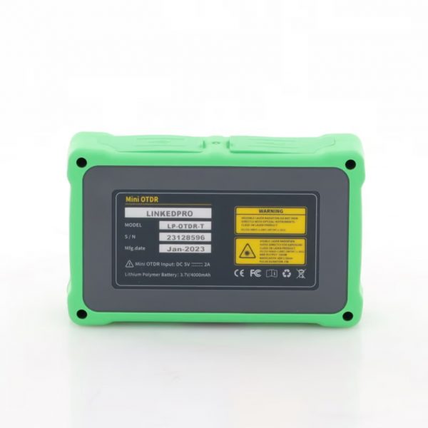 OTDR Touch para Pruebas en los Enlaces de Fibra Óptica / Longitudes de onda 1310nm y 1550nm / Función VFL 10mW / Función OPM / Función de Mapeo de cables de Red RJ45 / Recargable / Distancia de prueba de hasta 260km - Imagen 4