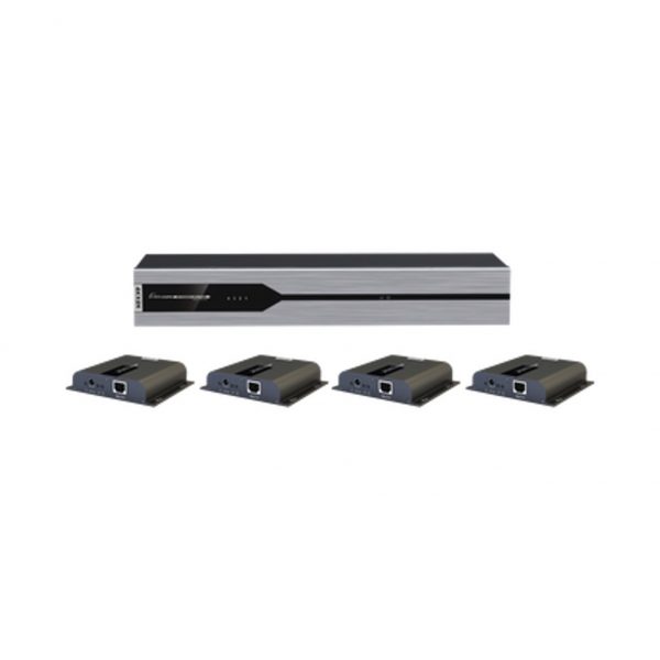 Kit Divisor y Extensor HDMI (Extender Splitter) / Divide 1 Fuente HDMI a 4 Pantallas / Extiende la señal HDMI hasta 120 m / Resolución 4Kx2K @ 30 Hz / Cat 6/6a / Uso 24/7 / Longitud del cable autoajustable - Imagen 4