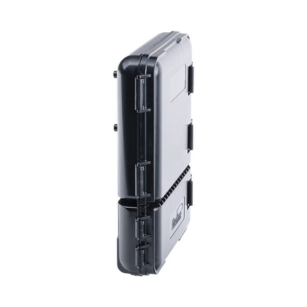 Caja de Distribución de Fibra Óptica para 24 Empalmes, con 8 acopladores SC/APC simplex, Exterior IP55, Color Negro - Imagen 3