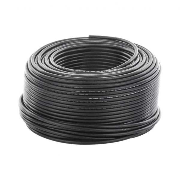 Cable Fotovoltaico Negro, 6mm (10AWG), Material COBRE, 2000V, Rollo de 100m