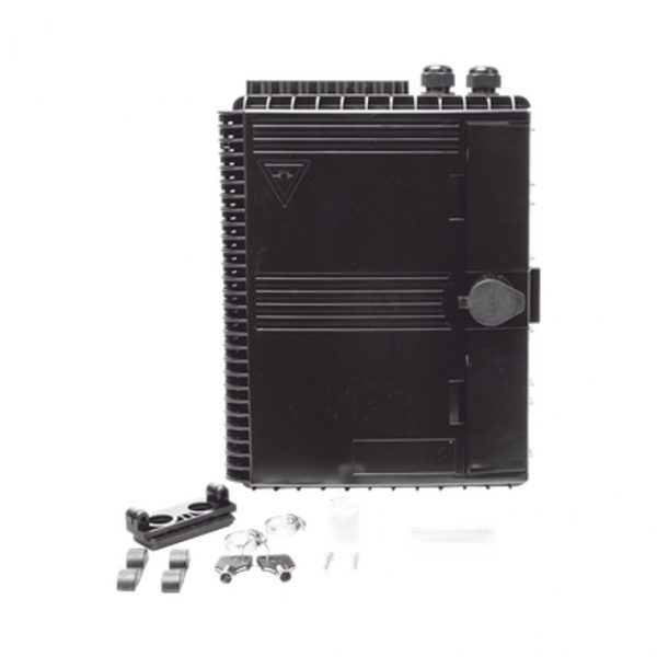 Cierre de Empalme para 24 fusiones de fibra óptica, Interior/Exterior, con 16 acopladores SC/APC y splitter 1x16 SC/APC Incluido, IP65 - Imagen 5
