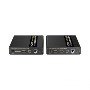 Kit Extensor HDMI por FIBRA ÓPTICA 10G a 40 Km / Resolución 4K60Hz/ Monomodo (SMF) / IPCOLOR PIXEL / Cero Latencia/ Sin Comprimir / S/PDIF / ARC / RS-232 / Salida Loop / Transceptores Ópticos (GBIC) Incluidos / IR bidireccional.