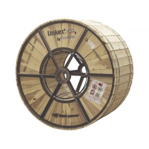 Carrete de 4 km de Fibra Óptica Aérea ADSS G.652D, Monomodo de 48 Hilos, Exterior, Span 200, Loose Tube