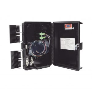 Cierre de Empalme para 24 fusiones de fibra óptica, Interior/Exterior, con 8 acopladores SC/APC y splitter 1x8 SC/APC Incluido, IP65