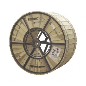 Carrete de 4 km de Fibra Óptica Aérea ADSS G.652D, Monomodo de 24 Hilos, Exterior, Span 200, Loose Tube