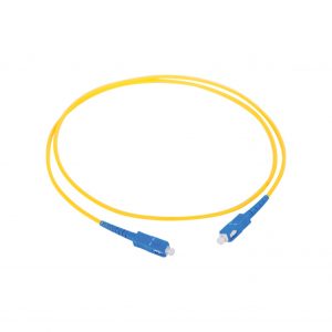 Jumper de Fibra Óptica Monomodo SC/SC Simplex de 1 metro