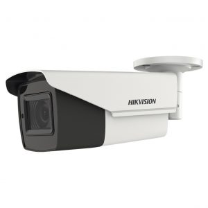 Cámara tipo Bala TURBOHD 4K (8 Megapíxeles) / Lente Mot. 2.7 a 13.5 mm / IR EXIR Inteligente 80 mts / Exterior IP67 / Soporta 12 Vcc & 24 VCA / dWDR