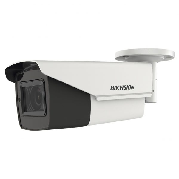 Cámara tipo Bala TURBOHD 4K (8 Megapíxeles) / Lente Mot. 2.7 a 13.5 mm / IR EXIR Inteligente 80 mts / Exterior IP67 / Soporta 12 Vcc & 24 VCA / dWDR