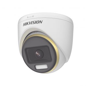 Cámara tipo Turret TURBOHD 4K (8 megapíxel) / Lente 2.8 mm / ColorVu 24/7 / Luz Blanca 40 mts / Exterior IP67 / WDR 130 dB