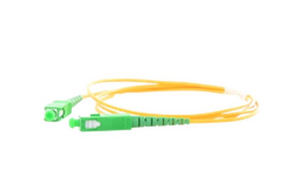 Jumper de Fibra Óptica Monomodo SC/APC-SC/APC Simplex, color amarillo, 1 metro - Imagen 3
