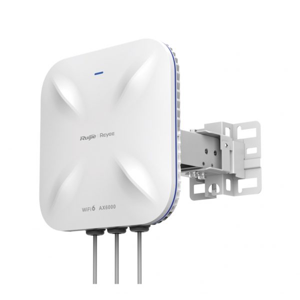 Punto de Acceso Mesh Wi-Fi 6 Industrial para Exterior Sectorial 60°, hasta 5.95 Gbps, MU-MIMO 4x4, Filtros Anti Interferencia y Auto Optimización con IA, puerto eth 2.5G y SFP