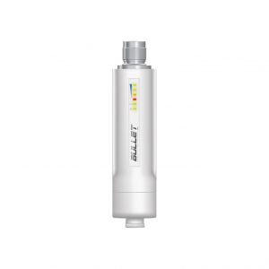 Radio airMAX Bullet-M2HP, hasta 100 Mbps, frecuencia de 2 GHz (2412 - 2472 GHz), No incluye adaptador PoE