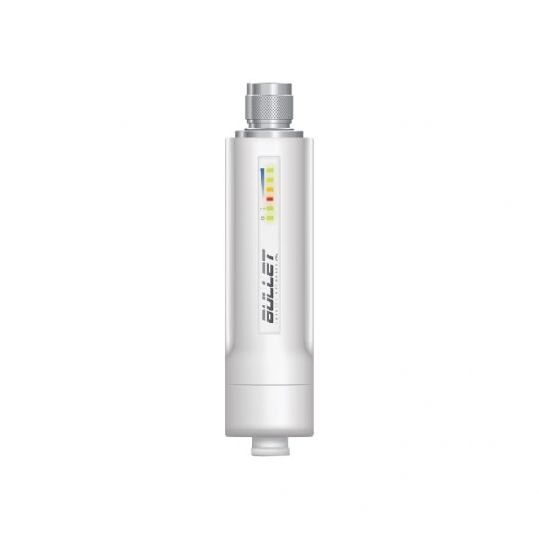 Radio airMAX Bullet-M2HP, hasta 100 Mbps, frecuencia de 2 GHz (2412 - 2472 GHz), No incluye adaptador PoE