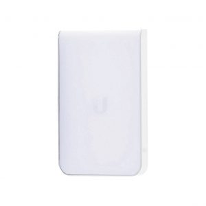 Access Point UniFI doble banda cobertura 180º, MI-MO 2x2 diseño placa de pared con dos puertos adicionales, hasta 100 usuarios Wi-Fi
