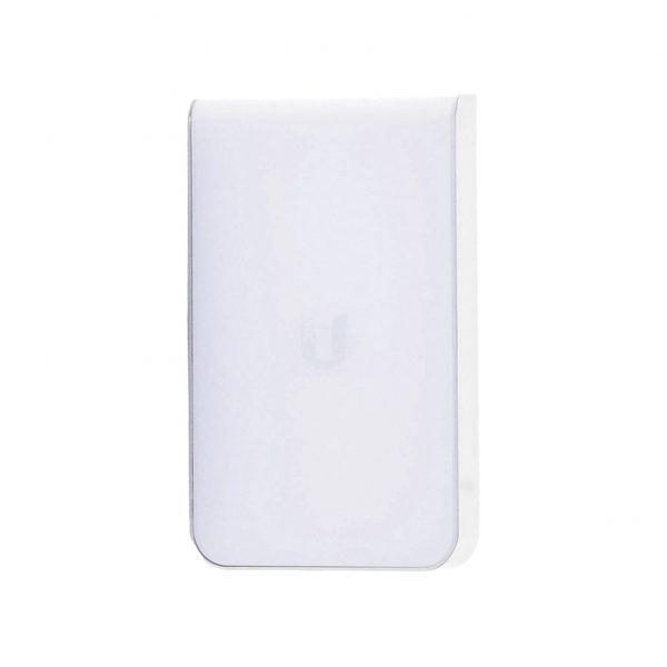 Access Point UniFI doble banda cobertura 180º, MI-MO 2x2 diseño placa de pared con dos puertos adicionales, hasta 100 usuarios Wi-Fi