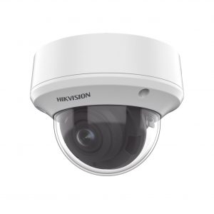 Cámara tipo Domo TURBOHD 5 Megapixel / Lente Motorizado 2.7 - 13.5 mm / IR EXIR 40 mts / TVI-AHD-CVI-CVBS / IK10 / IP67 / dWDR / 12 Vcc / 24 VCA