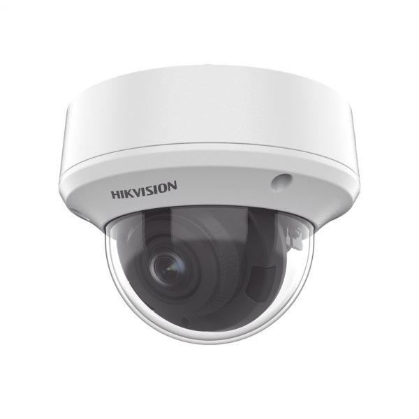Cámara tipo Domo TURBOHD 5 Megapixel / Lente Motorizado 2.7 - 13.5 mm / IR EXIR 40 mts / TVI-AHD-CVI-CVBS / IK10 / IP67 / dWDR / 12 Vcc / 24 VCA