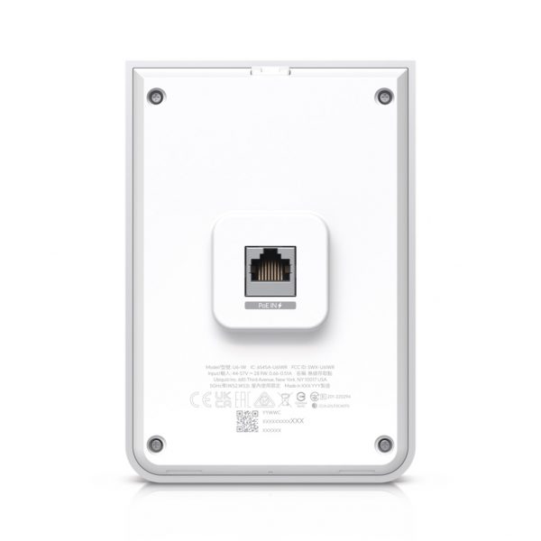 Access Point UniFi U6 In Wall/Montaje p/pared, WIFI 6 2.4 Y 5 Ghz, hasta 5.3 Gbps, 1 pto PoE In, 4 ptos secundarios (1 PoE Out) - Imagen 2