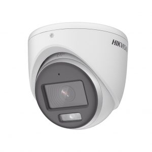 Cámara tipo Turret TURBOHD 3K (5 Megapixel) / Micrófono Integrado / Lente 3.6 mm / Imagen a Color 24/7 / 40 mts Luz Blanca / Exterior IP67 / dWDR / 4 Tecnologías