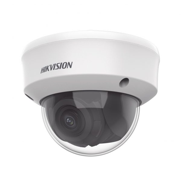 Cámara tipo Domo TURBOHD 2 Megapíxel (1080p) / Lente Varifocal 2.7 a 13.5 mm / 40 mts IR EXIR / Exterior IP67 / IK10 / dWDR / Ultra Baja Iluminación / 12 Vcc