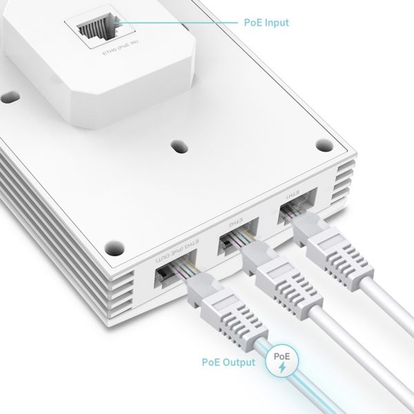 Punto de Acceso Omada / Wi-Fi 6 AX3000 MU-MIMO 2x2 / Alta Densidad de Usuarios / Configuración por Controlador o Stand-Alone / Para Montaje en Techo/pared / Alimentación PoE+ - Imagen 4