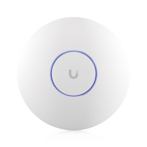 Punto de Acceso UniFi WiFi 6E Enterprise, alta densidad, hasta 600 usuarios, Mu-MIMO 4x4, bandas 2.4/5/6 Ghz, (1) puerto RJ45 2.5G (POE+ no incluido)
