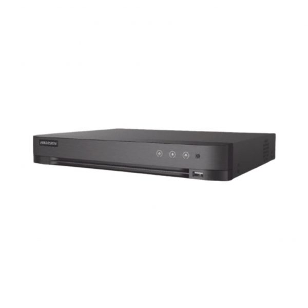 DVR 16 Canales TURBOHD + 8 Canales IP / 5 Megapíxel Lite - 3K Lite / Salida Independiente HDMI - VGA / Audio de Dos Vías por Coaxitron / Reconocimiento Facial / ACUSENSE (Evita falsas alarmas) / 1 Bahía de Disco Duro