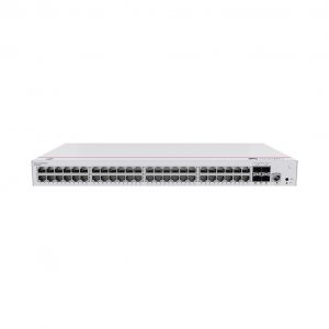 Switch de Acceso Gigabit Administrable PoE Capa 2 / 48 puertos 10/100/1000 Mbps (PoE) / 4 Puertos 10GE SFP+ Uplink / ERPS / IMGP Snooping / DHCP Snooping / PoE Perpetuo / 380W / Administración Nube Gratis