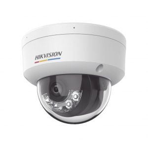 [Dual Light + ColorVu] Domo IP 4 Megapíxel / Lente 2.8 mm / 30 mts IR + 30 mts Luz Blanca / Micrófono Integrado / ACUSENSE Lite / Exterior IP67 / IK08 / WDR 120 dB / PoE / Micro SD