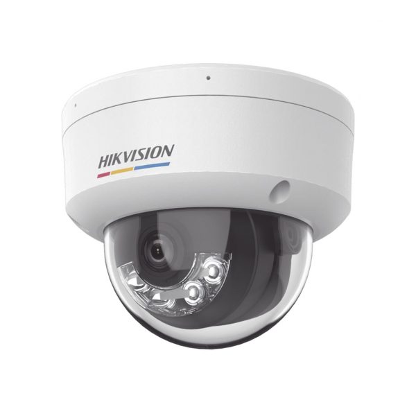 [Dual Light + ColorVu] Domo IP 4 Megapíxel / Lente 2.8 mm / 30 mts IR + 30 mts Luz Blanca / Micrófono Integrado / ACUSENSE Lite / Exterior IP67 / IK08 / WDR 120 dB / PoE / Micro SD