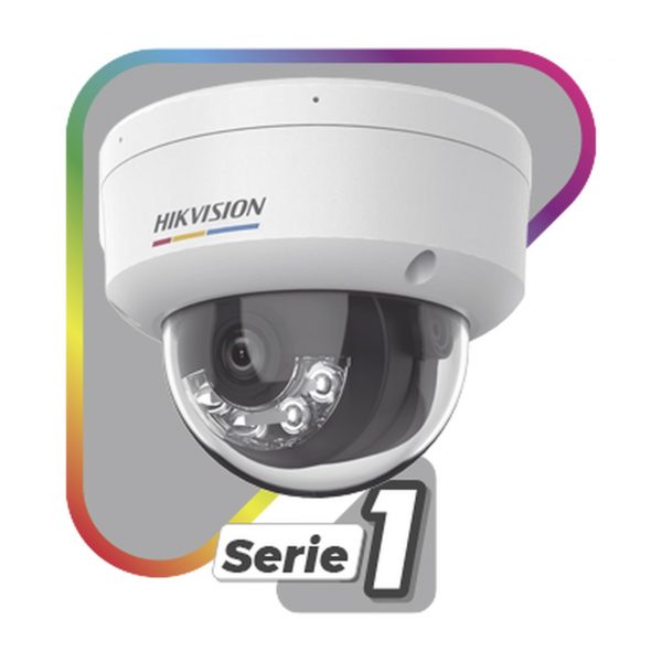 [Dual Light + ColorVu] Domo IP 4 Megapíxel / Lente 2.8 mm / 30 mts IR + 30 mts Luz Blanca / Micrófono Integrado / ACUSENSE Lite / Exterior IP67 / IK08 / WDR 120 dB / PoE / Micro SD - Imagen 2