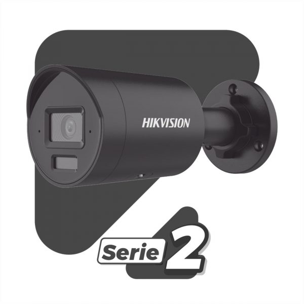 [Dual Light + 2 Micrófonos Integrados] Bala IP 4 Megapíxel / Color Negro / Lente 2.8 mm / 40 mts Luz Blanca + 40 mts IR / ACUSENSE / Exterior IP67 / WDR 120 dB / PoE / ONVIF / Micro SD / Metal / ACUSEARCH - Imagen 2