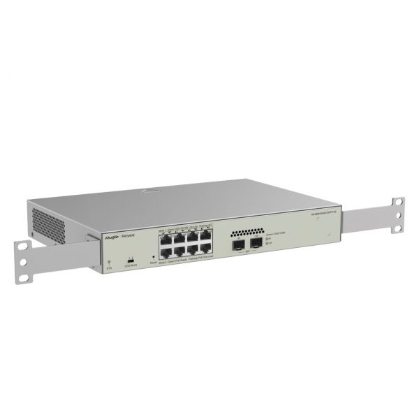 Switch Administrable PoE Capa 2 con 8 puertos Gigabit PoE 802.3 af/at + 2 SFP para fibra 1Gb, gestión gratuita desde la nube, 125w - Imagen 2