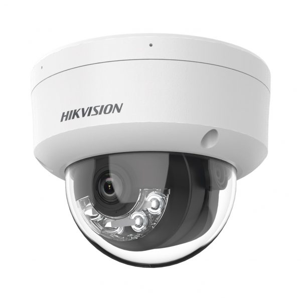 [Dual Light] Domo IP 8 Megapixel (4K) / Lente 2.8 mm / 30 mts IR + 30 mts Luz Blanca / Micrófono Integrado / IK08 / ACUSENSE Lite / Exterior IP67 / H.265 / PoE / ONVIF