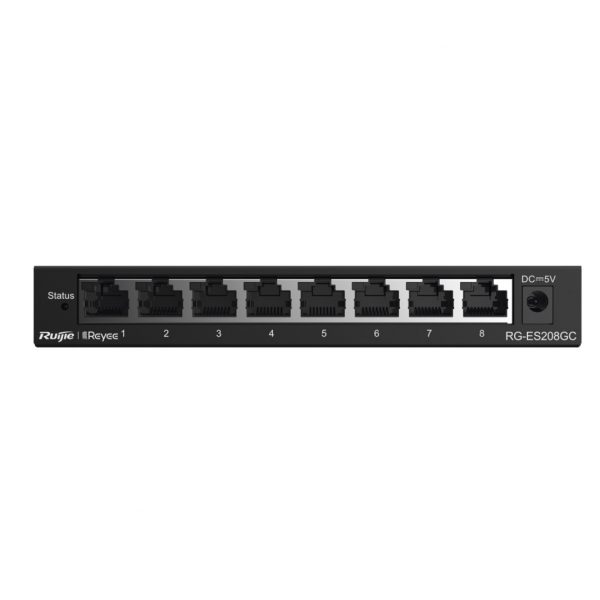 Switch Administrable con 8 puertos Gigabit, gestión gratuita desde la nube