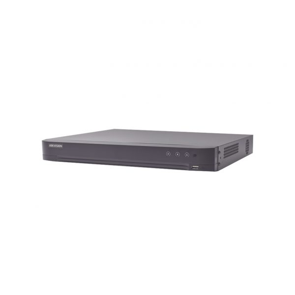 DVR 8 Canales TURBOHD + 4 Canales IP / 8 Megapixel (4K) / Audio por Coaxitron / ACUSENSE / Reconocimiento Facial / 1 Bahía de Disco Duro / Alarmas I/O / Salida de Video en 4K / H.265+