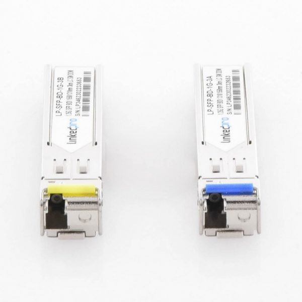 Transceptores Ópticos Bidireccionales SFP (Mini-Gbic) / Monomodo 1310 & 1550 nm / 1.25 Gbps / 1000BASE-BX / Conector LC/UPC Simplex / DDM / Hasta 3 km / 2 Piezas - Imagen 3