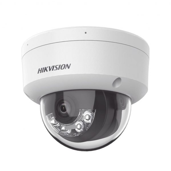 [Dual Light + 2 Micrófonos Integrados] Domo IP 4 Megapíxel / Lente 2.8 mm / 30 mts Luz Blanca + 30 mts IR / ACUSENSE / Exterior IP67 / IK10 / WDR 120 dB / PoE / ONVIF / Micro SD / Metal / ACUSEARCH
