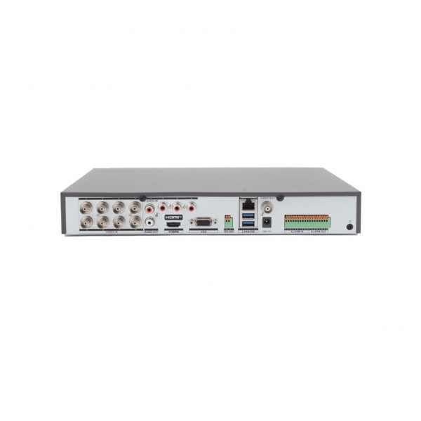 DVR 8 Canales TURBOHD + 4 Canales IP / 8 Megapixel (4K) / Audio por Coaxitron / ACUSENSE / Reconocimiento Facial / 1 Bahía de Disco Duro / Alarmas I/O / Salida de Video en 4K / H.265+ - Imagen 4