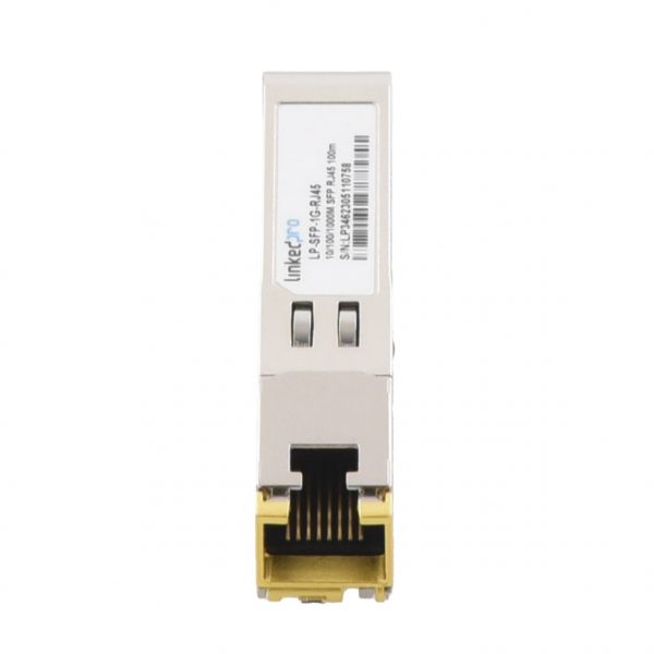 Transceptor Óptico SFP a RJ45 / Auto negociación 10/100/1000 Mbps / Conector RJ45 / 1000BASE-T / Distancia de hasta 100 m. - Imagen 2