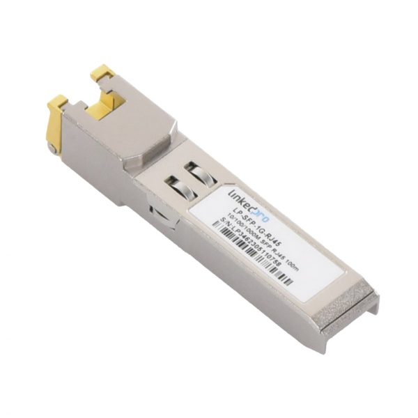 Transceptor Óptico SFP a RJ45 / Auto negociación 10/100/1000 Mbps / Conector RJ45 / 1000BASE-T / Distancia de hasta 100 m. - Imagen 3