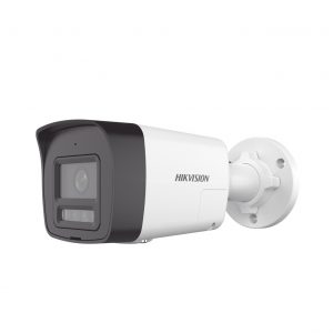 [PROTECCIÓN ACTIVA] Bala IP 4 megapíxel / Lente 2.8 mm / Dual Light (30 mts IR + 20 mts Luz Blanca) / Audio de Dos Vías / Luz Intermitente y Alerta de Audio / Micrófono Integrado / ACUSENSE Lite / Exterior IP67 / H.265 / PoE