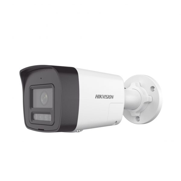 [PROTECCIÓN ACTIVA] Bala IP 4 megapíxel / Lente 2.8 mm / Dual Light (30 mts IR + 20 mts Luz Blanca) / Audio de Dos Vías / Luz Intermitente y Alerta de Audio / Micrófono Integrado / ACUSENSE Lite / Exterior IP67 / H.265 / PoE