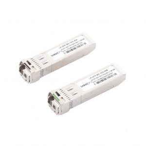 Transceptores Ópticos Bidireccionales SFP+ (Mini-Gbic) / Monomodo 1270 & 1330 nm / 10 Gbps / 1000BASE-BX / Conector LC/UPC Simplex / DDM / Hasta 40 km / 2 Piezas