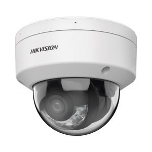 [Dual Light + ColorVu] Domo IP 4 Megapixel / Lente 2.8 mm / 30 mts IR + 30 mts Luz Blanca / Microfono Integrado / Audio y Alarmas I/O / Exterior IP67 / IK10 / WDR 130 dB / ACUSENSE / Captura Facial / ACUSEARCH / ColorVu 2.0